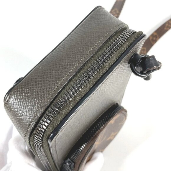 LOUIS VUITTON M30581 Taiga Monogram Phone box Pochette Bag Shoulder Bag - Picture 9 of 16